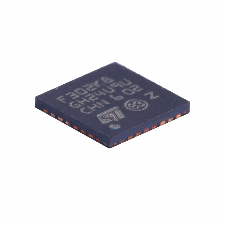 STM32F302K8U6 STM32F302K8U6 original para o FLASH de 32 bits 32-UFQFPN de IC 72MHz 64KB do microcontrolador de MCU STM32F3