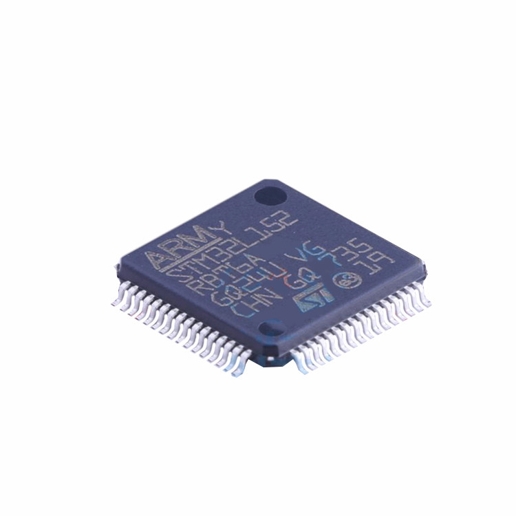 Microplaqueta testada original nova IC STM32L152RBT6 do circuito integrado da distribuição dos componentes eletrônicos de STM32L152RBT6 QFP64