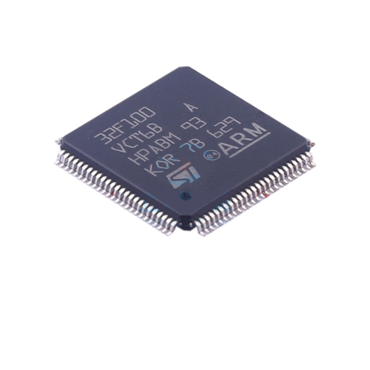Microplaqueta testada original nova IC STM32F100VCT6B do circuito integrado da distribuição dos componentes eletrônicos de STM32F100VCT6B LQFP100