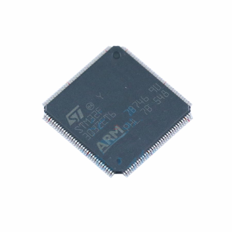 Microplaqueta testada original nova IC STM32F303ZET6 do circuito integrado da distribuição dos componentes eletrônicos de STM32F303ZET6 LQFP144