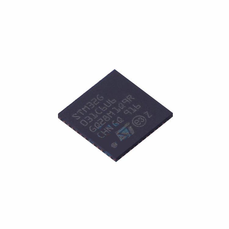 FLASH original 48UFQFPN de IC STM32G031C8U6 STM32G031C4U6 IC MCU 32BIT 32KB da microplaqueta do microcontrolador STM32G031C6U6