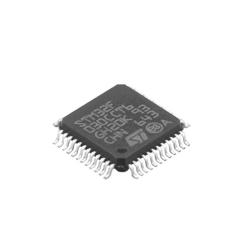 Microcontrolador original importado novo MCU de STM32F030CCT6 100% STM32F030 STM32F030C6T6 STM32F030C8T6 LQFP-48