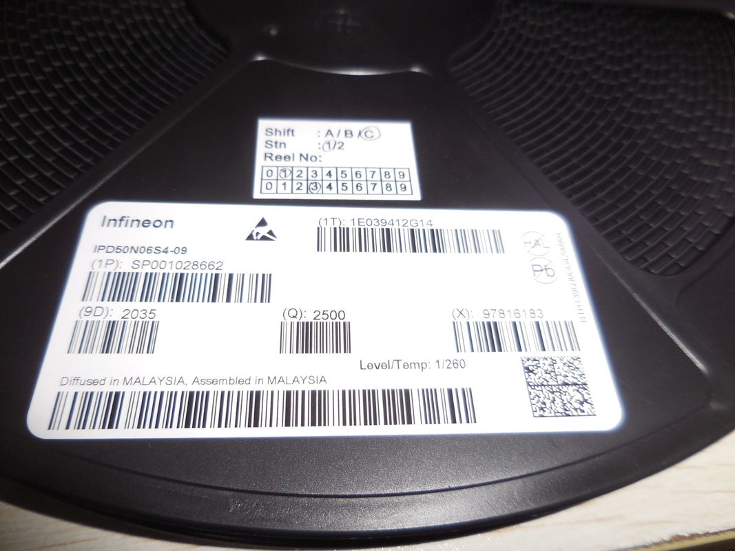 IPD50N06S4-09   Original brandnew de IC da microplaqueta do circuito integrado TO-252   não utilizado