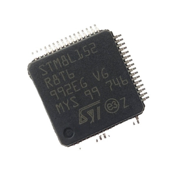 Microplaqueta STM8L152R8T6 dos circuitos integrados CI do FLASH 64LQFP em IC conservado em estoque MCU 8BIT 64KB dos microcontroladores e dos processadores