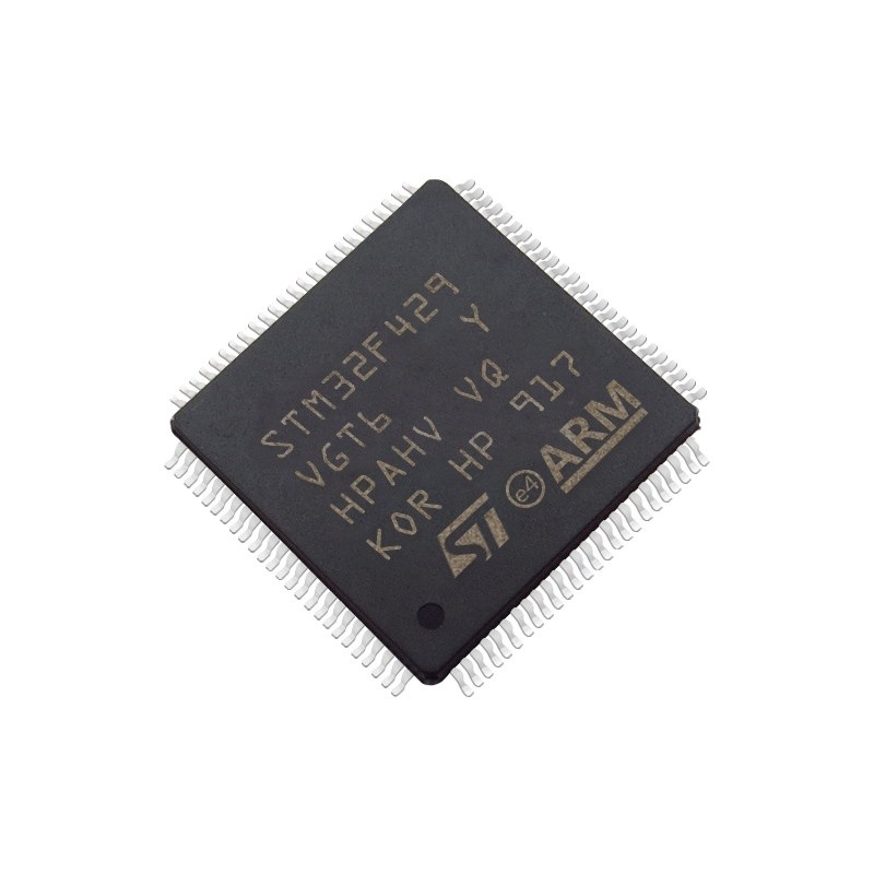 Na microplaqueta conservada em estoque STM32F429VGT6 dos circuitos integrados CI do FLASH 100LQFP de IC MCU 32BIT 1MB dos microcontroladores