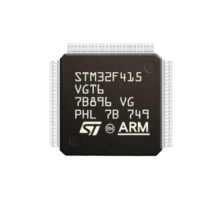 Nos circuitos integrados 100LQFP STM32F415VGT6 componentes eletrônicos INSTANTÂNEOS conservados em estoque de IC MCU 32BIT 1MB dos microcontroladores