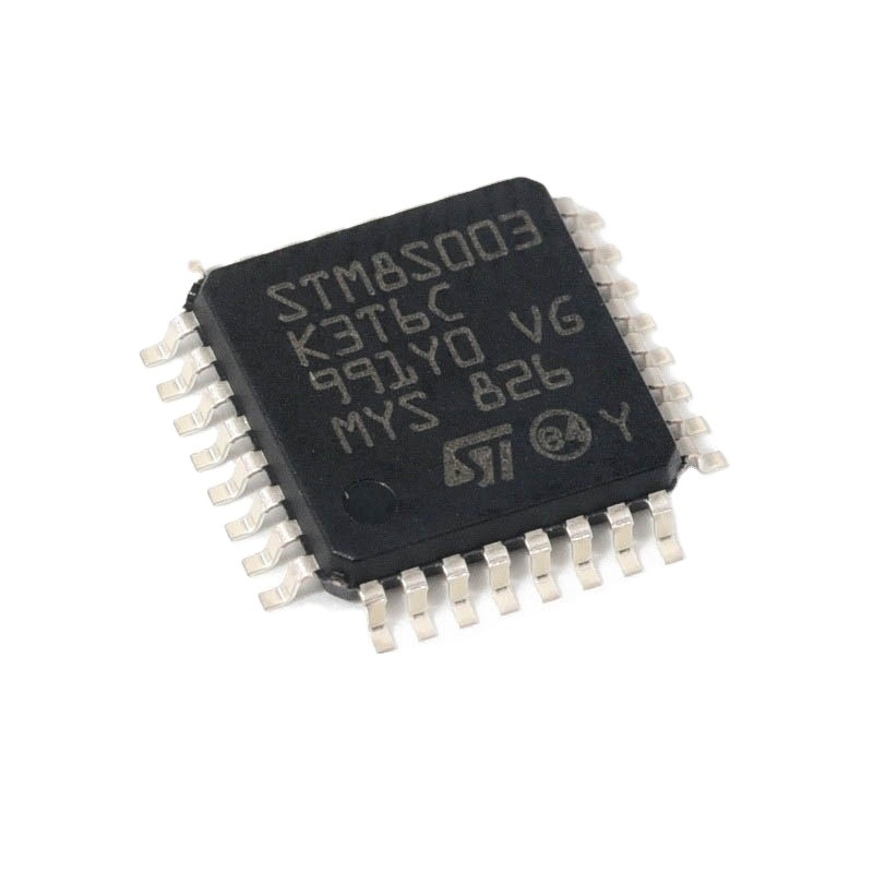 Microplaqueta componente instantânea de 8 bits original nova STM8S003K3T6C dos microcontroladores MCU STM8 CISC 8KB 3.3V/5V 32-Pin LQFP Tray Electronic IC