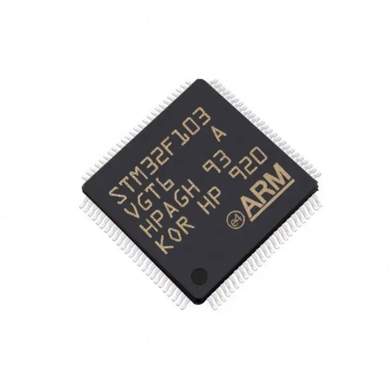 Nos circuitos integrados eletrônicos conservados em estoque STM32F103VGT6 dos componants do FLASH 100LQFP de IC MCU 32BIT 1MB dos microcontroladores