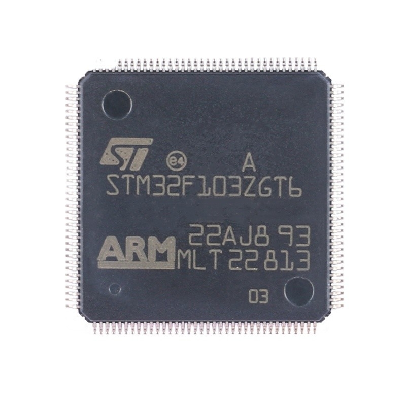 Nos circuitos integrados 144LQFP STM32F103ZGT6 componentes eletrônicos INSTANTÂNEOS conservados em estoque de IC MCU 32BIT 1MB dos microcontroladores