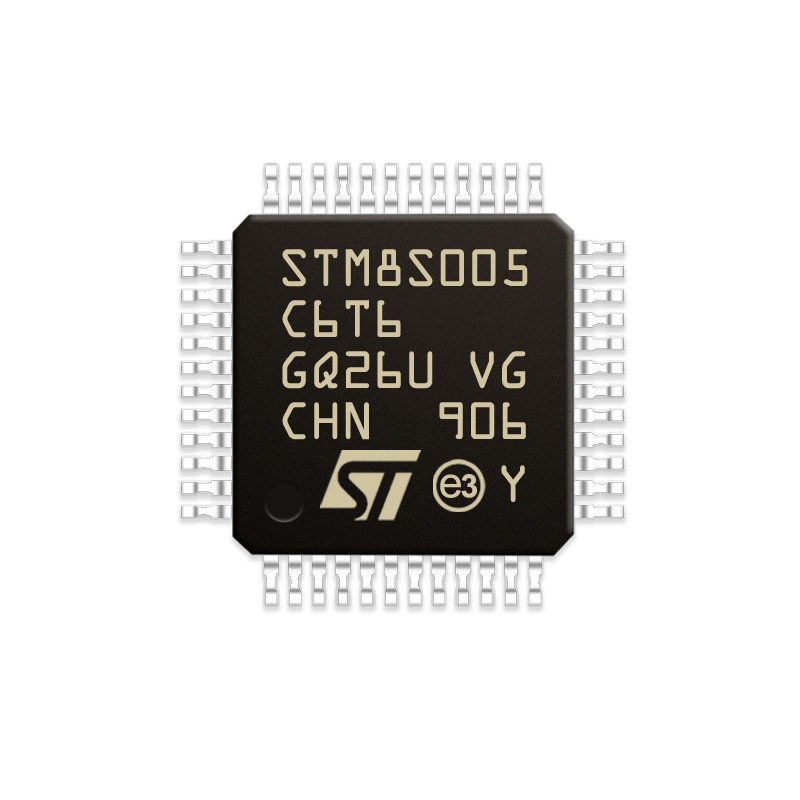 Microcontrolador INSTANTÂNEO de 8 bits IC STM8S005C6T6 da série de Chuangyunxinyuan STM8S005C6T6 MCU 16MHz 32KB 48-LQFP STM