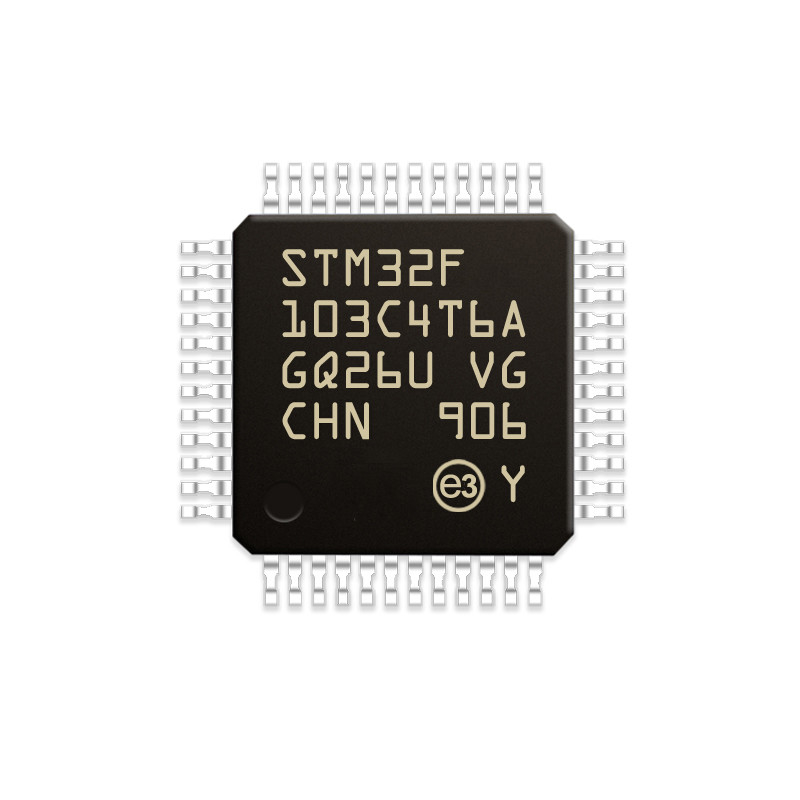 Microcontrolador INSTANTÂNEO de 8 bits IC STM32F103C4T6A da série de Chuangyunxinyuan STM32F103C4T6A 16MHz 32KB 48-LQFP STM