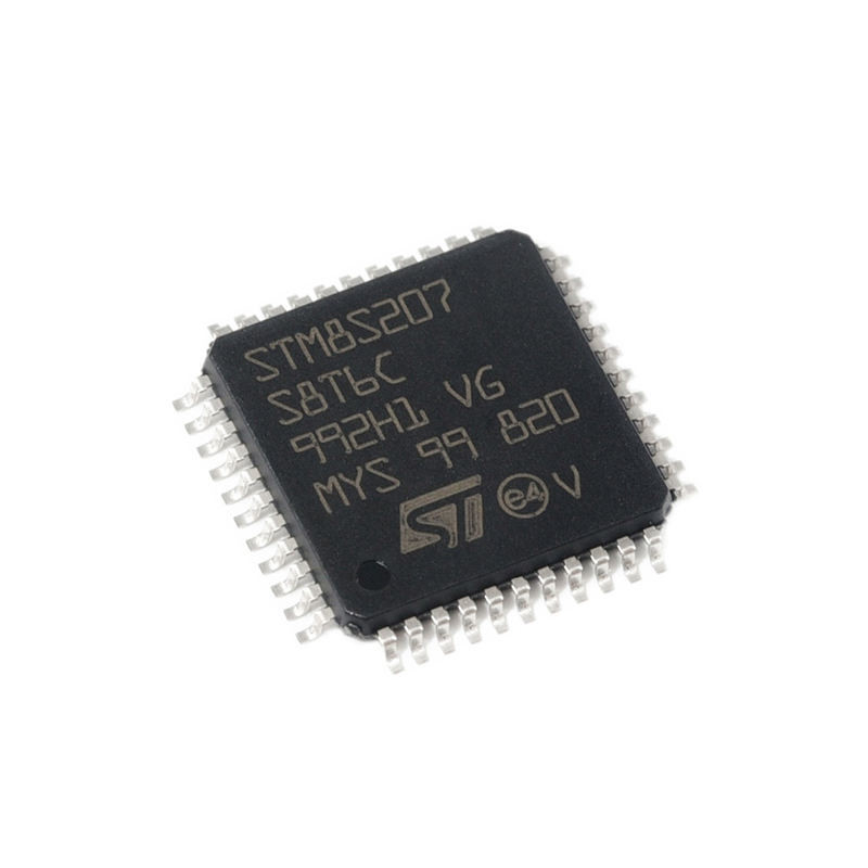 Painel de controle eletrônico IC dos componentes MCU de Chuangyunxinyuan STM8S207S8T6C LQFP-44 Chips Integrated Circuits STM8S207S8T6C