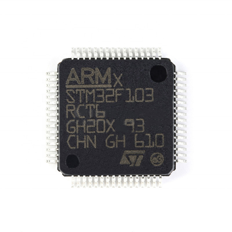 MICROPLAQUETA componente de uma parada LPC1788 STM32F STM32F103 STM32F103RCT6 de IC do circuito integrado da eletrônica do serviço STM32F103