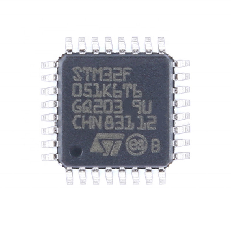 Tipo original STM32F051K6T6 do FLASH 32LQFP STM32F STM32F051 de IC MCU 32BIT 32KB do circuito integrado do microcontrolador de Chuangyunxinyuan