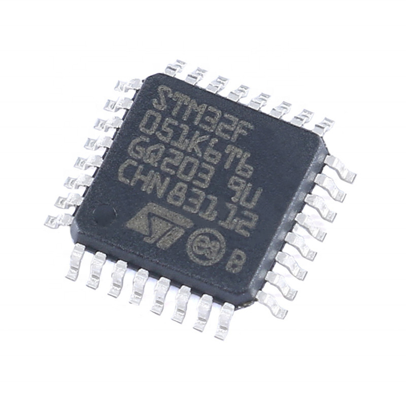 Tipo original STM32F051K6T6 do FLASH 32LQFP STM32F STM32F051 de IC MCU 32BIT 32KB do circuito integrado do microcontrolador de Chuangyunxinyuan