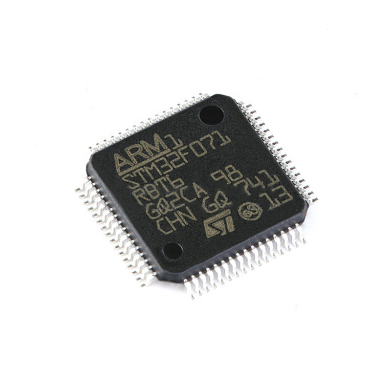 FLASH 64LQFP STM32F071 STM32F071RB STM32F071RBT6 de IC MCU 32BIT 128KB da microplaqueta de IC dos circuitos integrados dos componentes eletrônicos