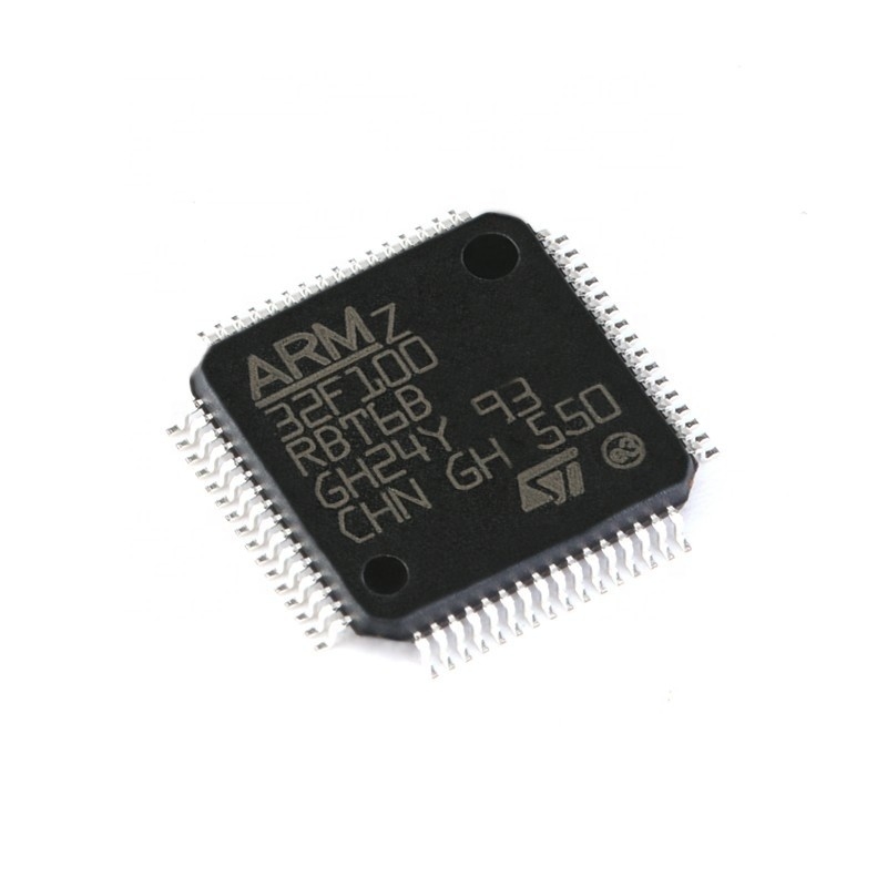 Eletrônica componente INSTANTÂNEA nova e original 64LQFP STM32F100RBT6B de Chuangyunxinyuan de IC MCU 32BIT 128KB