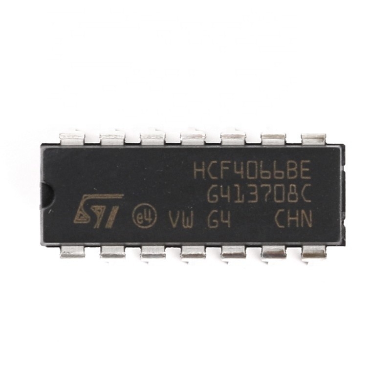 Chuangyunxinyuan DIP14 no componente eletrônico original conservado em estoque IC Chip Integrated Circuit Electric Supplies NOVO HCF4066BEY