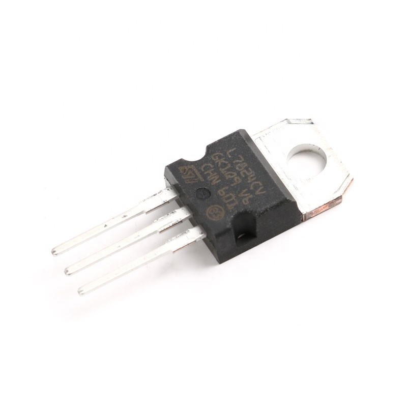 Microplaqueta elétrica genuína original L7824CV do regulador de tensão das fontes de Chuangyunxinyuan LM7824 24V 1.5A TO-220