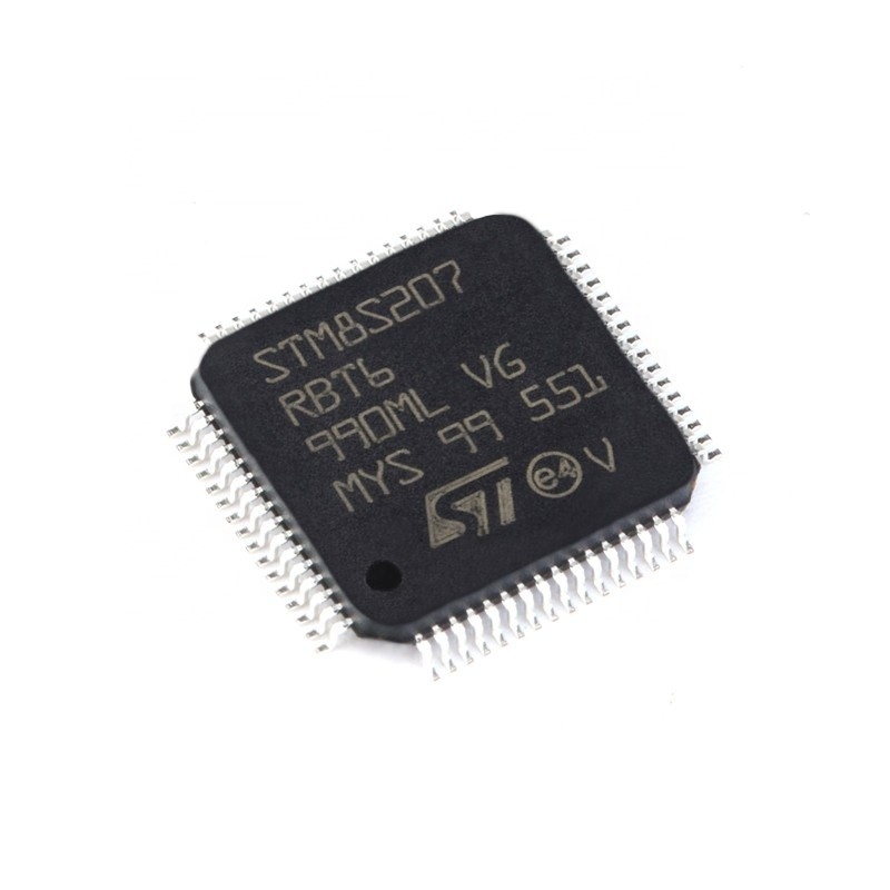 FLASH elétrico novo e original 64LQFP STM STM8S207RBT6 de Chuangyunxinyuan das fontes de IC MCU 8BIT 128KB