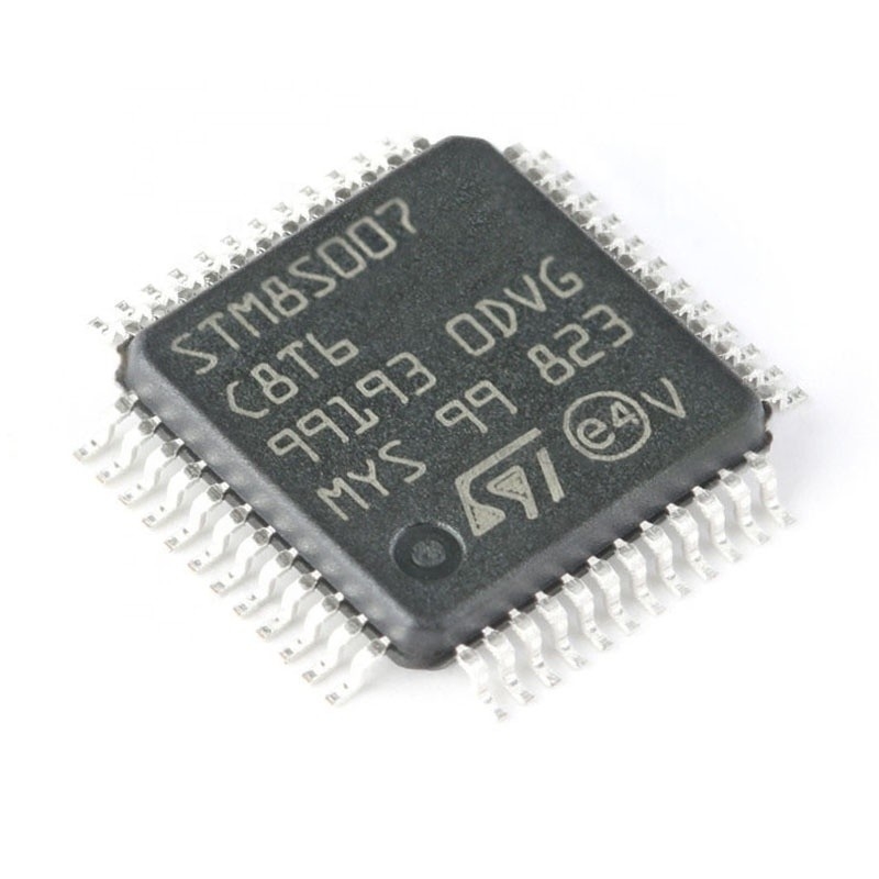 Microcontrolador 48LQFP STM8S007C8T6 NOVO INSTANTÂNEO novo e original de Chuangyunxinyuan de IC MCU 8BIT 64KB