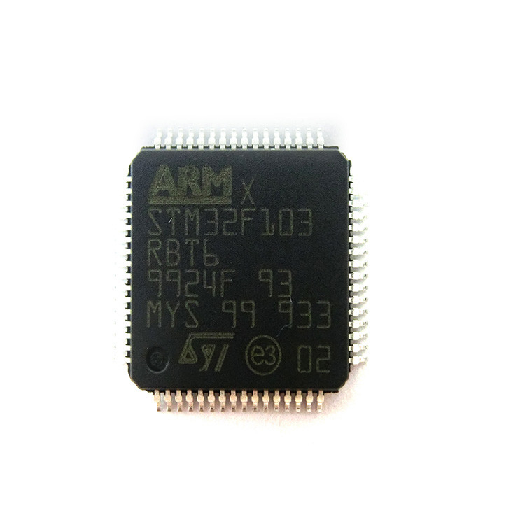 Pino 2.5v/3.3v 64 Lqfp CI instantâneo de 32 bits do M3 Risc 128kb do braço Stm32f1 de STM32F103RBT6 Mcu