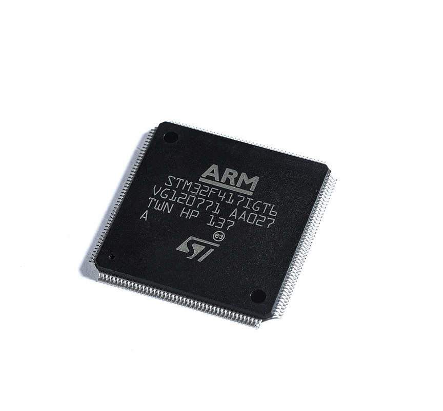 Circuito integrado original novo dos componentes eletrônicos da circunstância na preferência STM32F417IGT6 IC da cotação das ações
