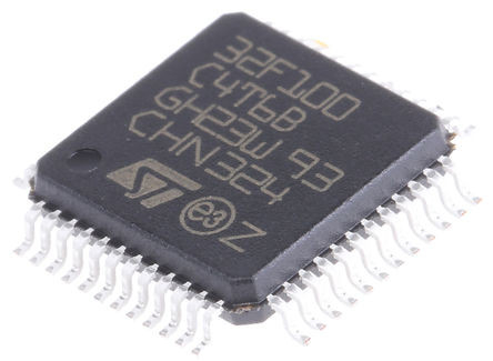 Microplaqueta STM32F100C4T6B IC dos circuitos integrados CI do FLASH 48LQFP de IC MCU 32BIT 16KB dos microcontroladores de STM32F100C4T6B no ESTOQUE