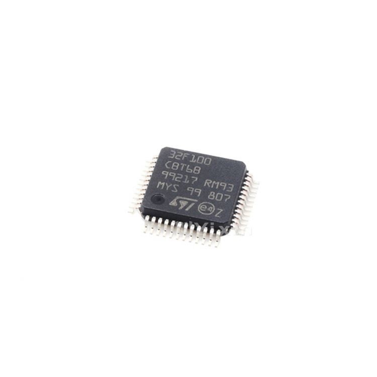 FLASH novo e original 48LQFP IC de Chuangyunxinyuan de STM32F100CBT6B IC MCU 32BIT 128KB no ESTOQUE