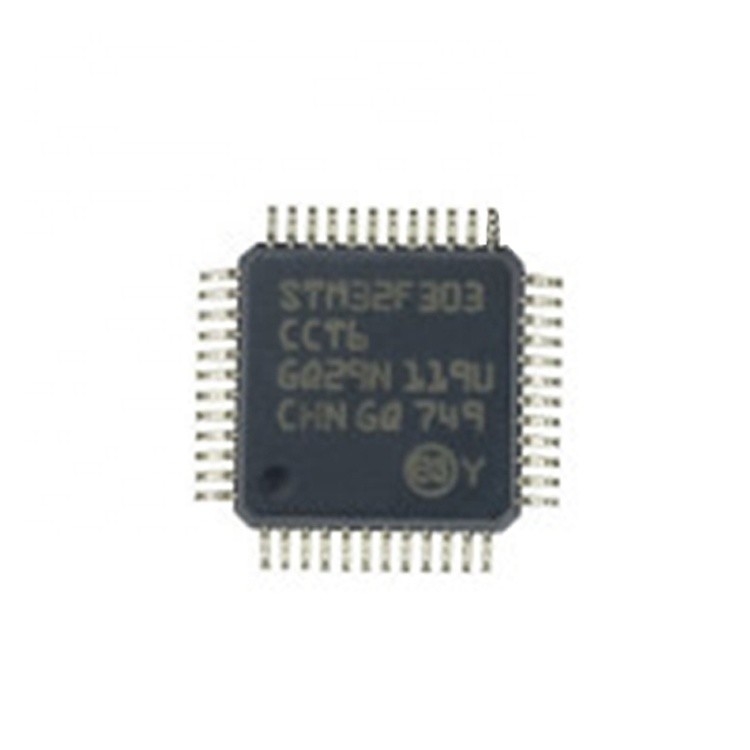 Pino 2.5V/3.3V 48 Lqfp Tray Chip STM32F303CCT6 instantâneo de 32 bits de STM32F303 MCU STM32F 256Kb EM IC CONSERVADO EM ESTOQUE