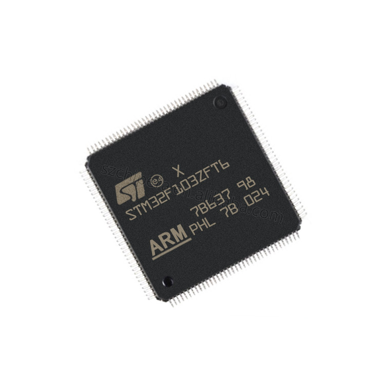 IC novo e original LASCA a memória 768KB 144 LQFP STM32F103ZFT6 do programa do processador central 72MHz do M3 32bit do córtice STM32F103