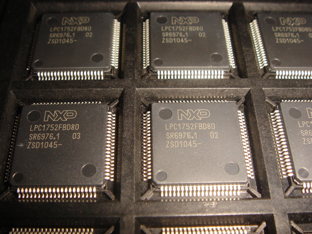 Original brandnew do microcontrolador de IC da microplaqueta do circuito integrado de LPC1752FBD80 QFP80 não utilizado